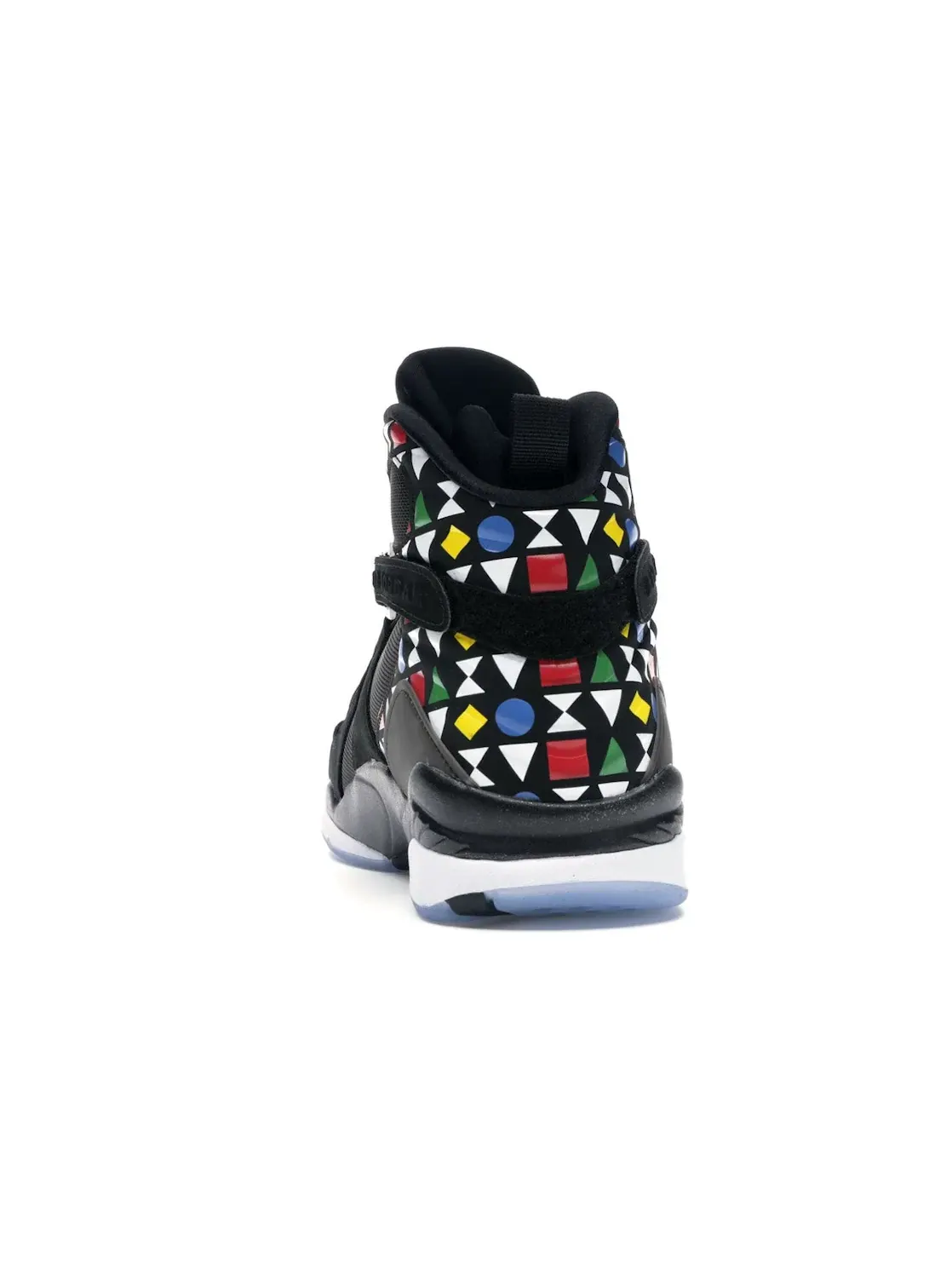 Мужские кроссовки Lifestyle с принтом Jordan 8 Retro Quai 54 — изображение 4 из 4, черный/белый/мульти