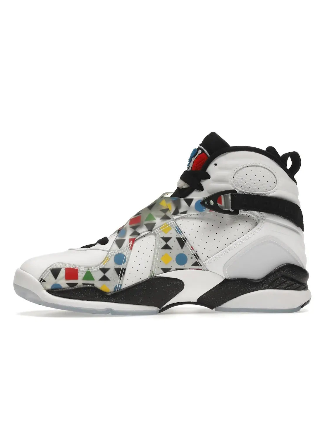 Мужские кроссовки Lifestyle Jordan 8 Retro Jordan — изображение 3 из 4, белый/черный-мульти