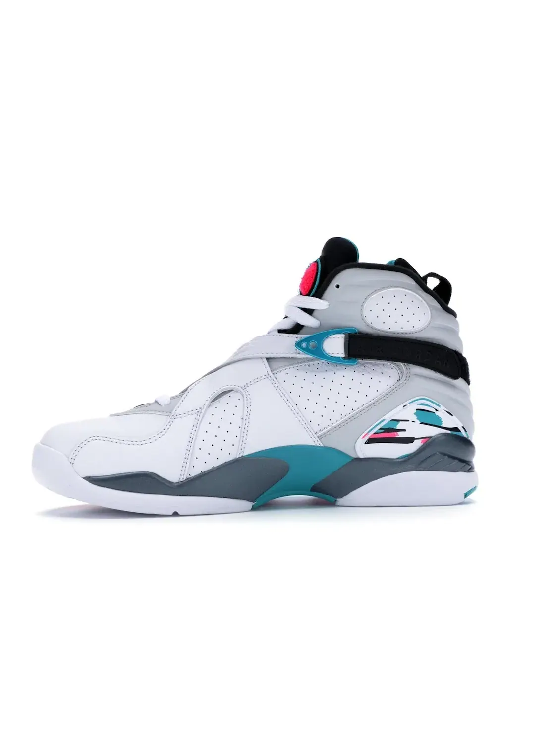Мужские кроссовки с белым кожаным верхом Jordan 8 Retro Jordan — изображение 3 из 4