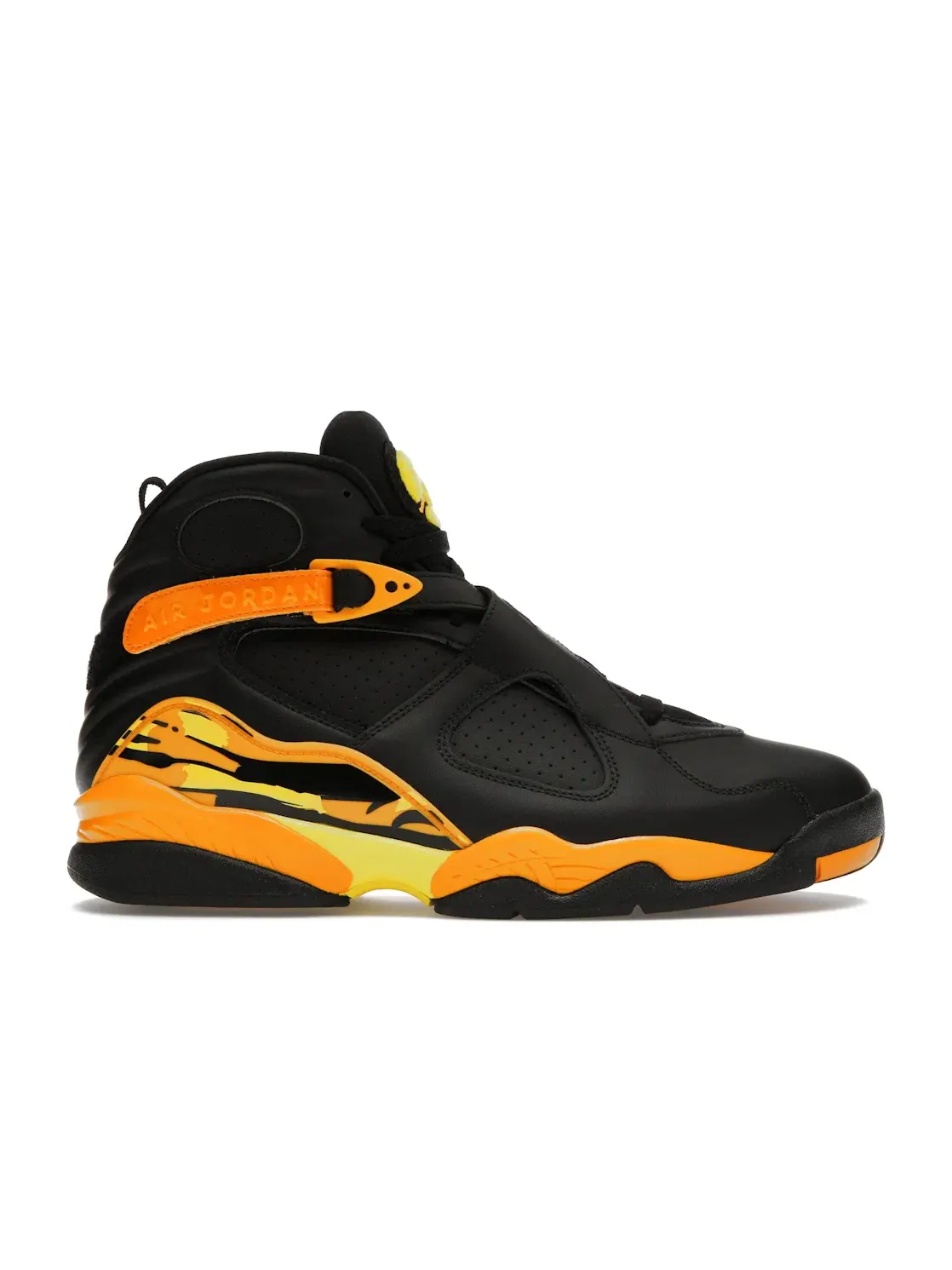 Женские кроссовки с принтом Jordan 8 Retro Jordan — изображение 1 из 4, черный/-желтый
