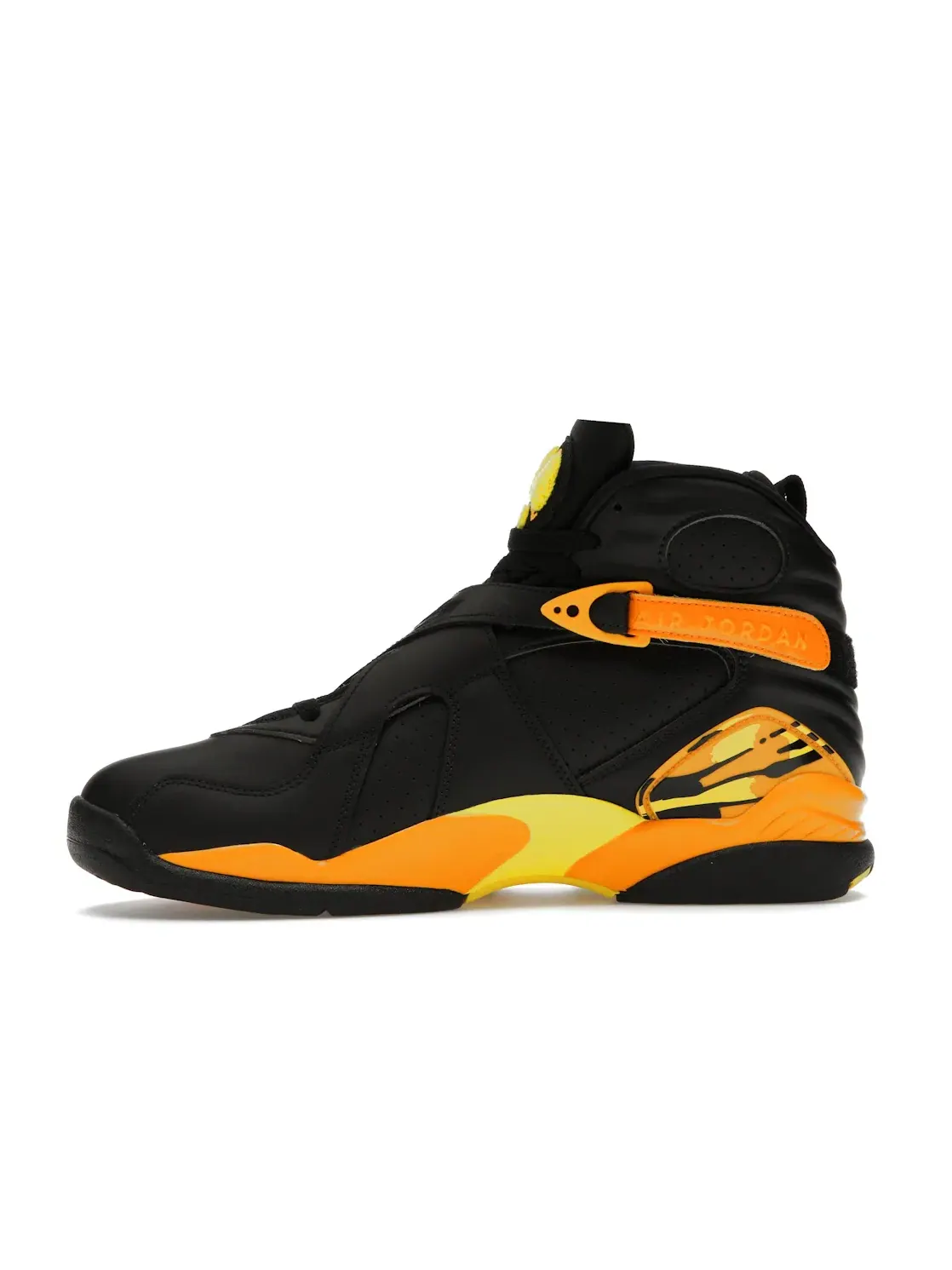 Женские кроссовки с принтом Jordan 8 Retro Jordan — изображение 3 из 4, черный/-желтый