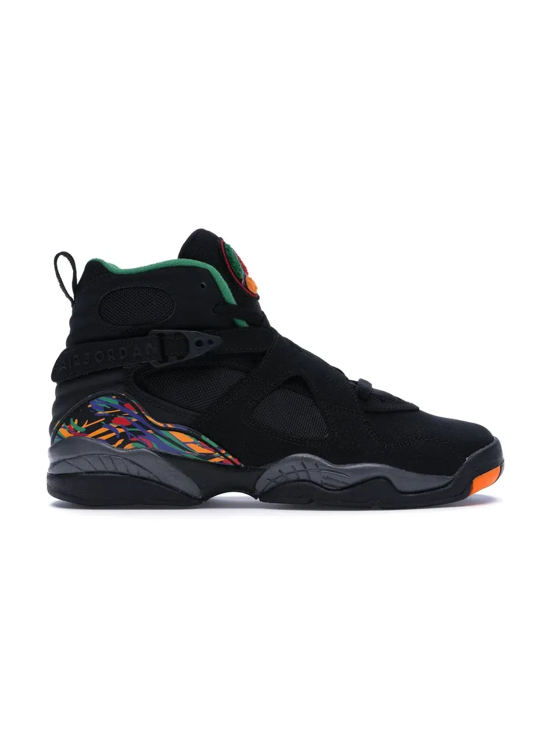 Детские кроссовки с ремешками Jordan 8 Retro Jordan — изображение 1 из 4, черный/светлый