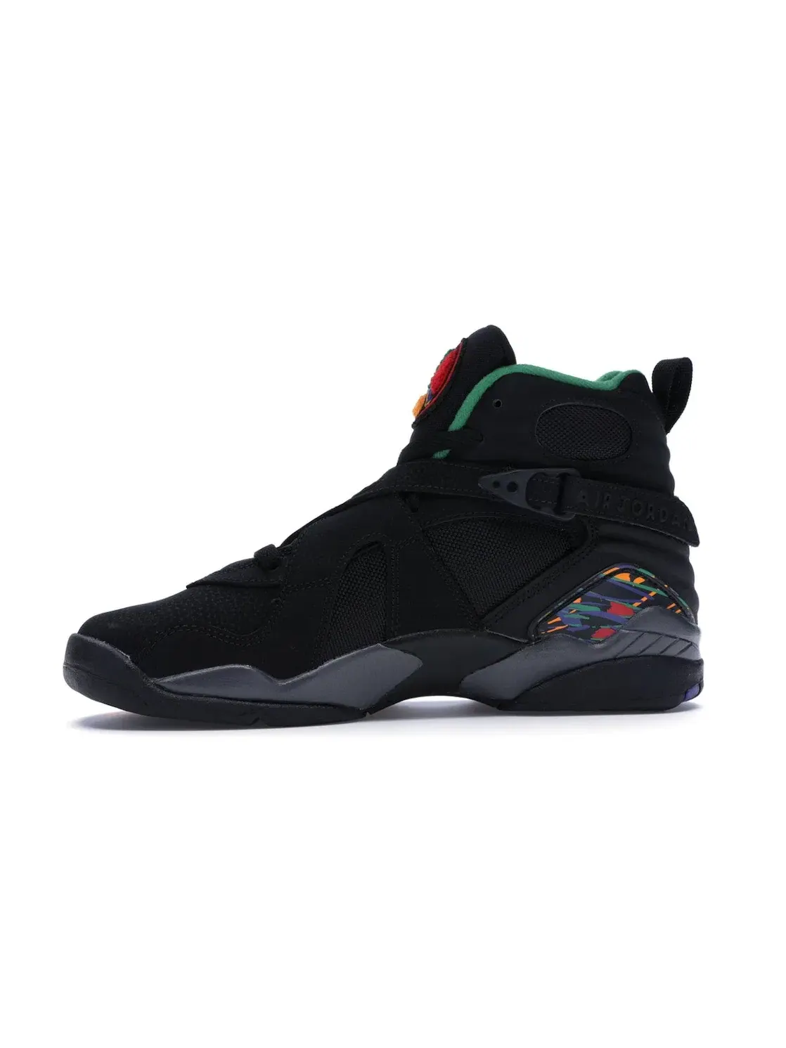 Детские кроссовки с ремешками Jordan 8 Retro Jordan — изображение 3 из 4, черный/светлый