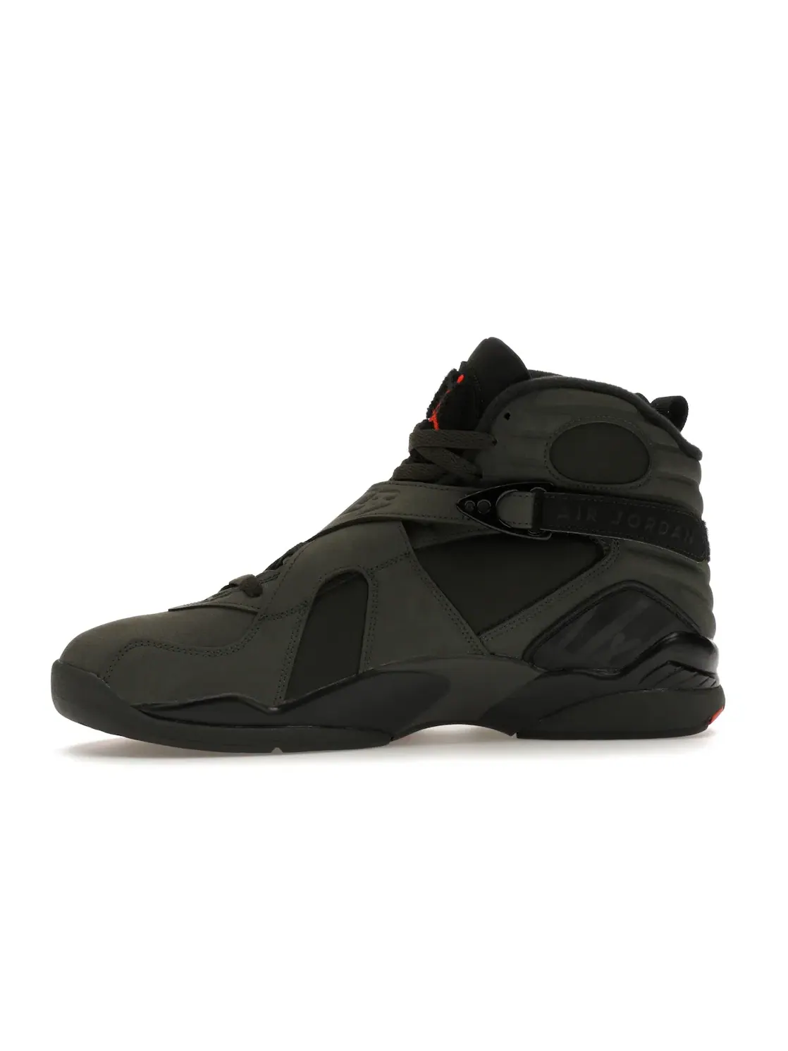 Мужские кроссовки с коллаборацией Undefeated Jordan 8 Retro Jordan — изображение 3 из 4, черный-серый-оранжевый
