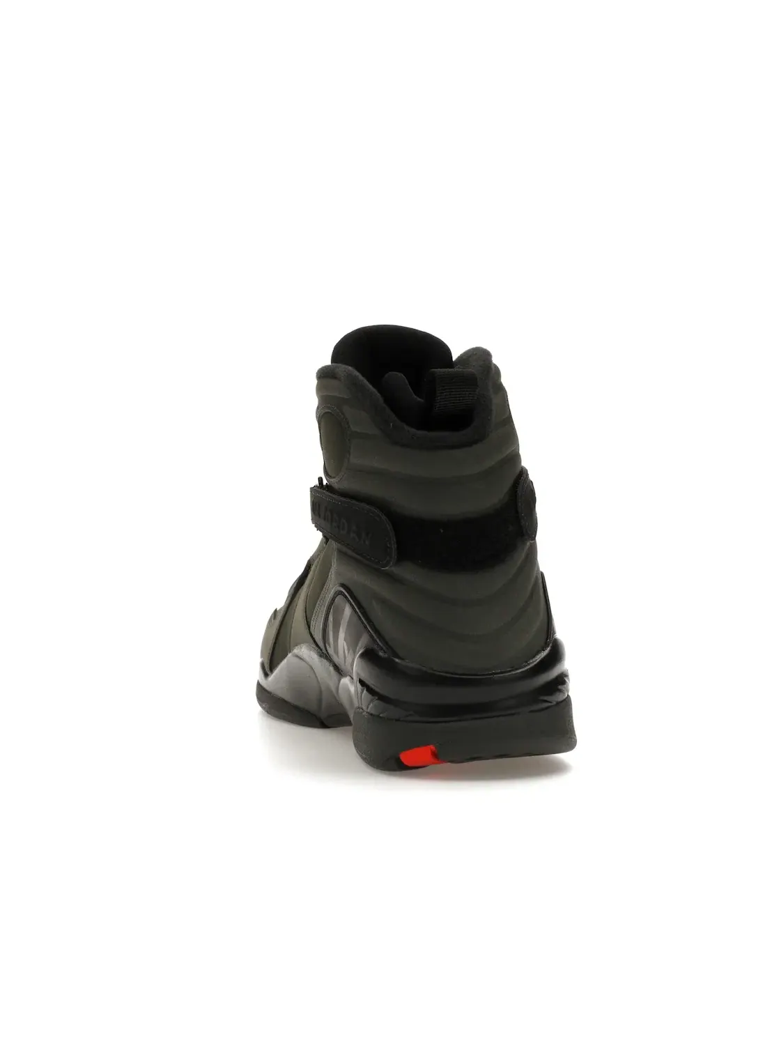 Мужские кроссовки с коллаборацией Undefeated Jordan 8 Retro Jordan — изображение 4 из 4, черный-серый-оранжевый