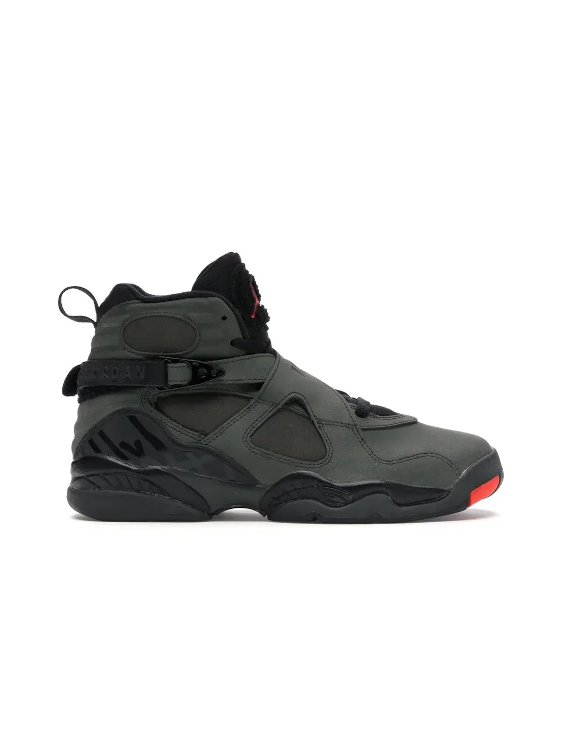 Детские кроссовки Lifestyle Jordan 8 Retro — изображение 1 из 4, черный-серый-оранжевый