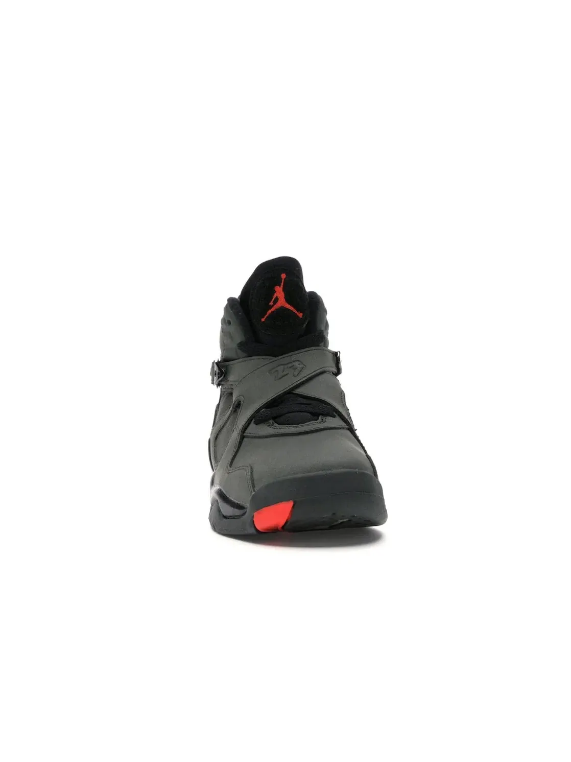 Детские кроссовки Lifestyle Jordan 8 Retro — изображение 2 из 4, черный-серый-оранжевый