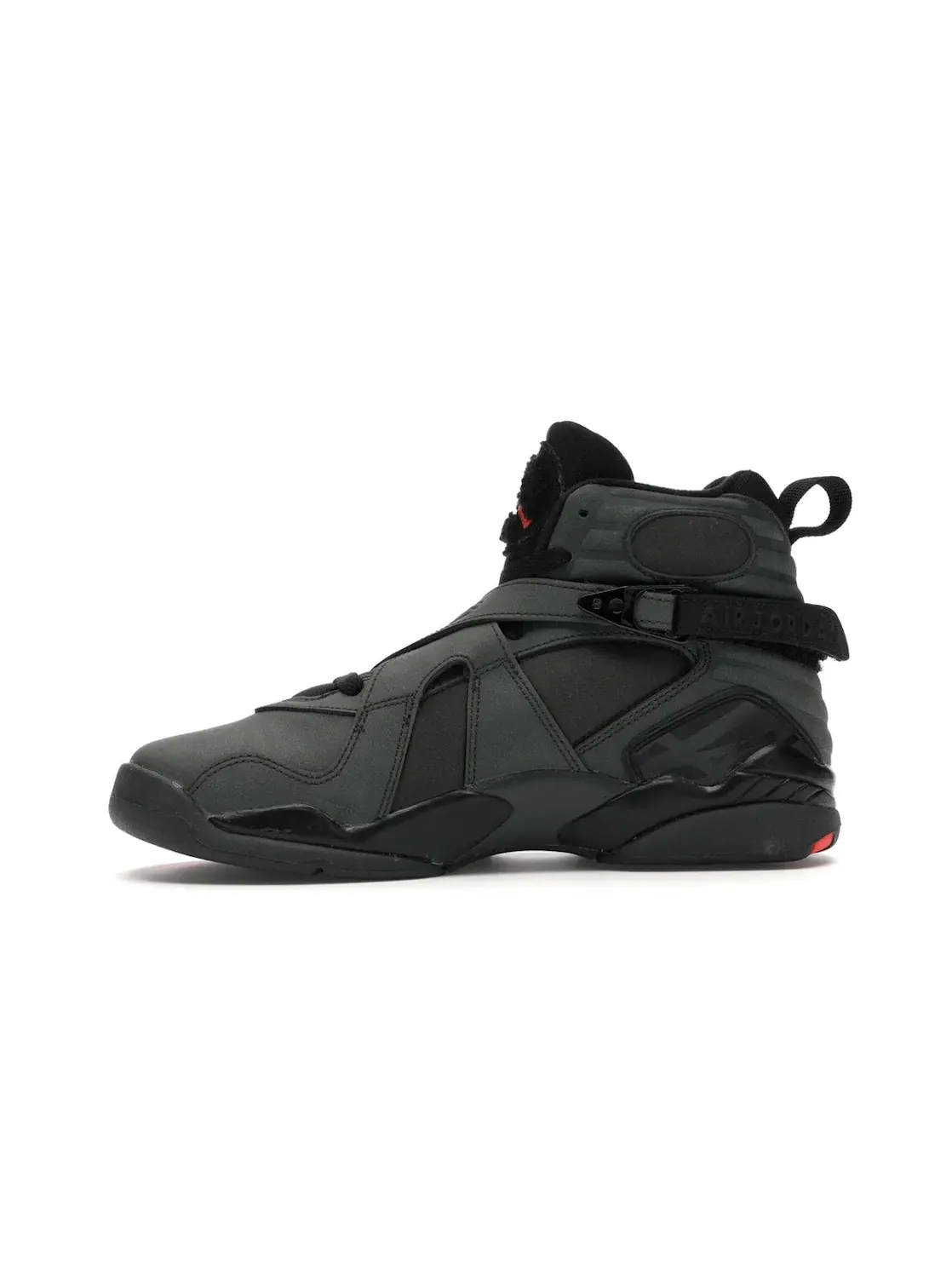 Детские кроссовки Lifestyle Jordan 8 Retro — изображение 3 из 4, черный-серый-оранжевый