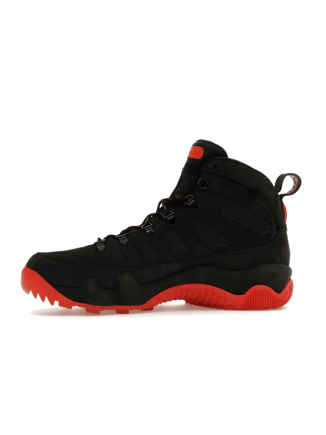 Мужские кроссовки lifestyle с высоким верхом Jordan 9 Retro Boot — изображение 3 из 4, черный/оранжевый