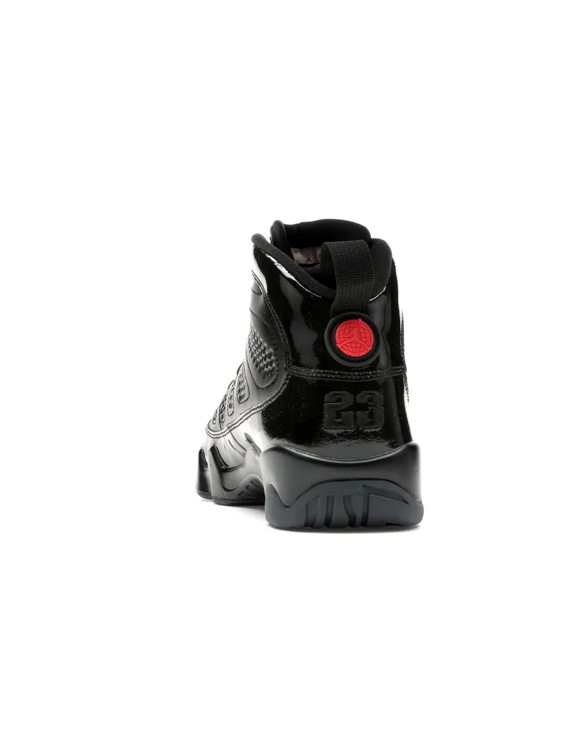 Мужские кроссовки Lifestyle с патентной кожей Jordan 9 Retro Jordan — изображение 4 из 4, черный/красный