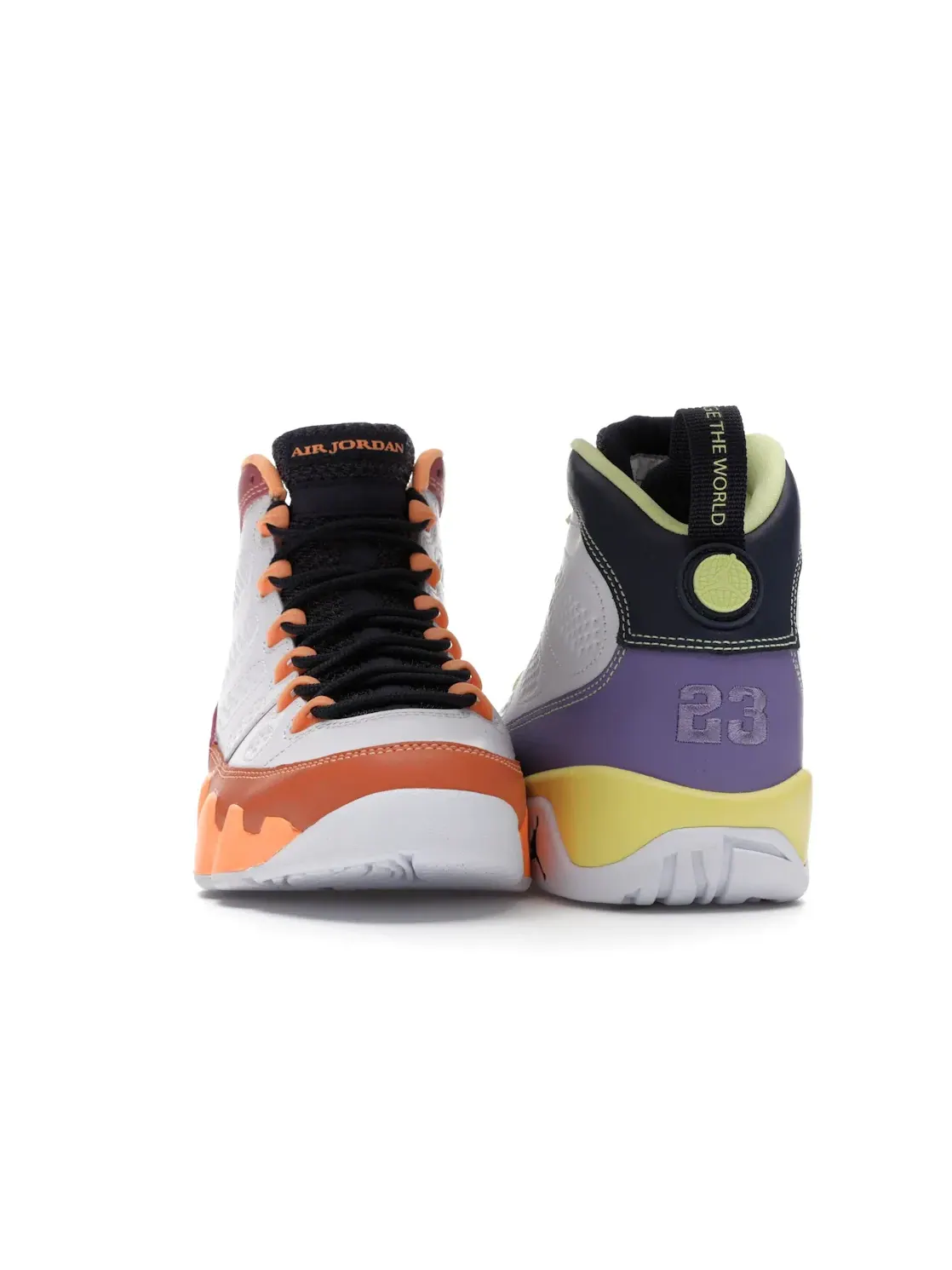 Женские кроссовки с принтом Jordan 9 Retro Jordan — изображение 2 из 4, белый/мульти--белый