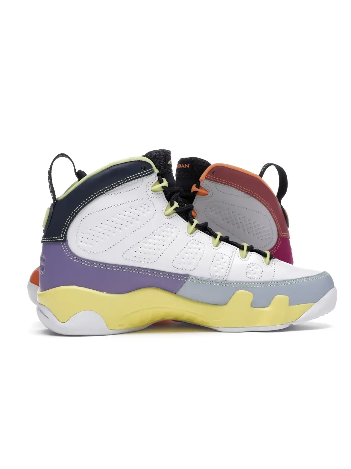 Женские кроссовки с принтом Jordan 9 Retro Jordan — изображение 3 из 4, белый/мульти--белый