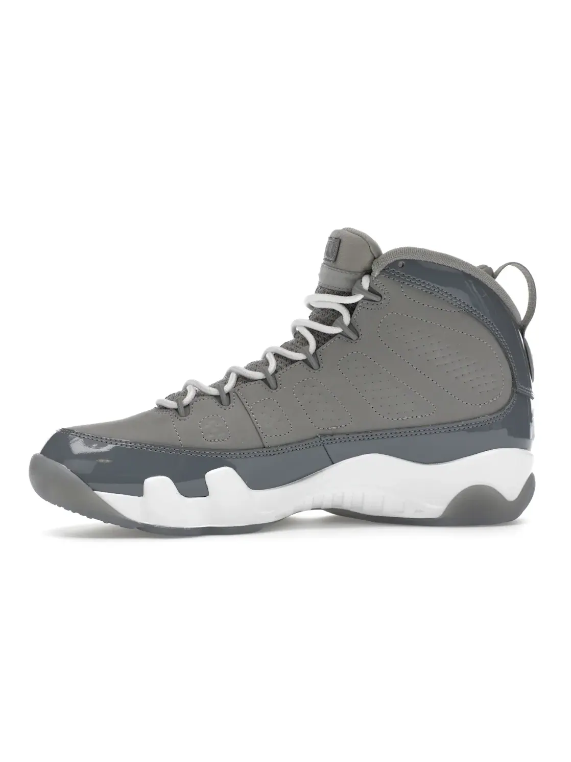 Мужские кроссовки Lifestyle с замшевым верхом Jordan 9 Retro — изображение 3 из 4, серый/белый-серый