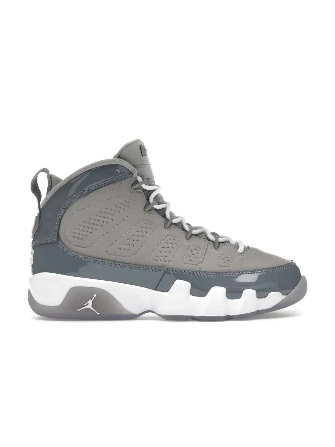 Детские кроссовки Lifestyle с длинным шнурком Jordan 9 Retro — изображение 1 из 4, серый/белый-серый