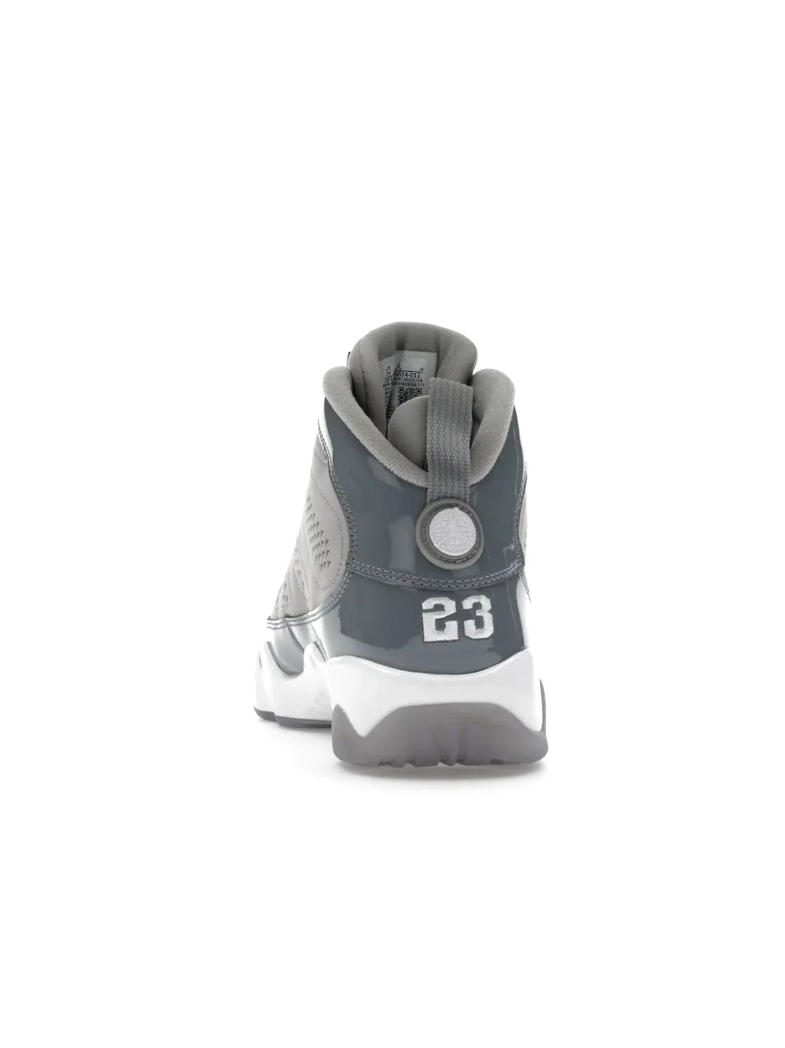 Детские кроссовки Lifestyle с длинным шнурком Jordan 9 Retro — изображение 4 из 4, серый/белый-серый