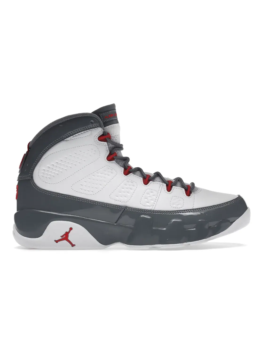 Мужские кроссовки с высоким берцем Jordan 9 Retro Jordan — изображение 1 из 4, белый/красный/серый