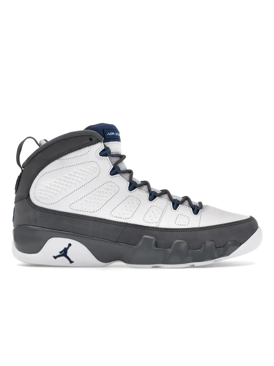 Мужские кроссовки с замшевыми вставками Jordan 9 Retro Jordan — изображение 1 из 4, белый/синий/серый