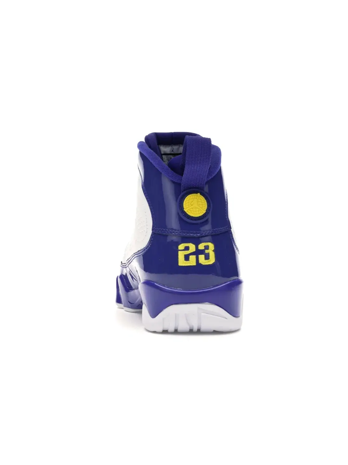 Мужские кроссовки с патентной кожей Jordan 9 Retro — изображение 4 из 4, белый/-желтый