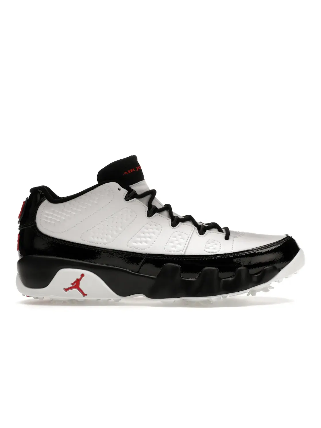 Мужские кроссовки для гольфа с низким вырезом Jordan 9 Retro Low Golf Jordan — изображение 1 из 4, белый/красный/черный