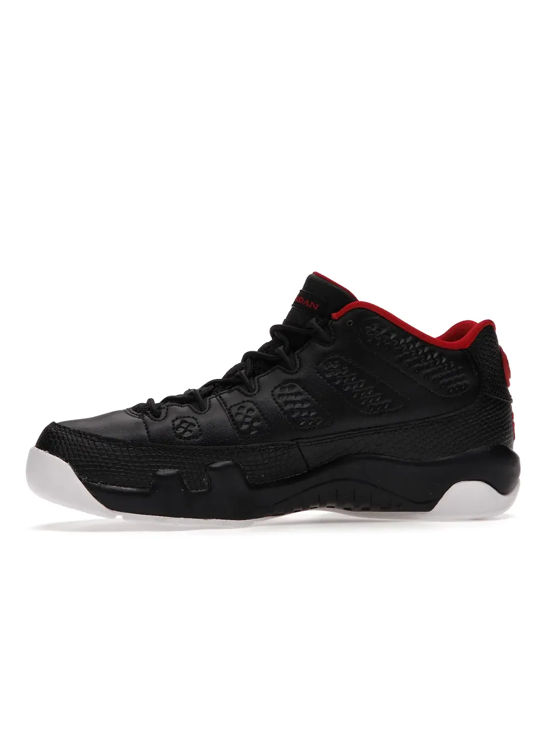 Детские кроссовки Lifestyle Jordan 9 Retro Low — изображение 3 из 4, черный/красный-белый