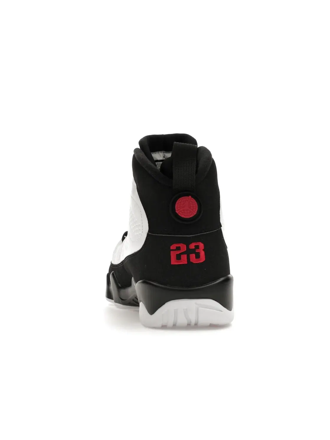 Мужские кроссовки с перфорированной кожей Jordan 9 Retro — изображение 4 из 4, белый/черный-красный