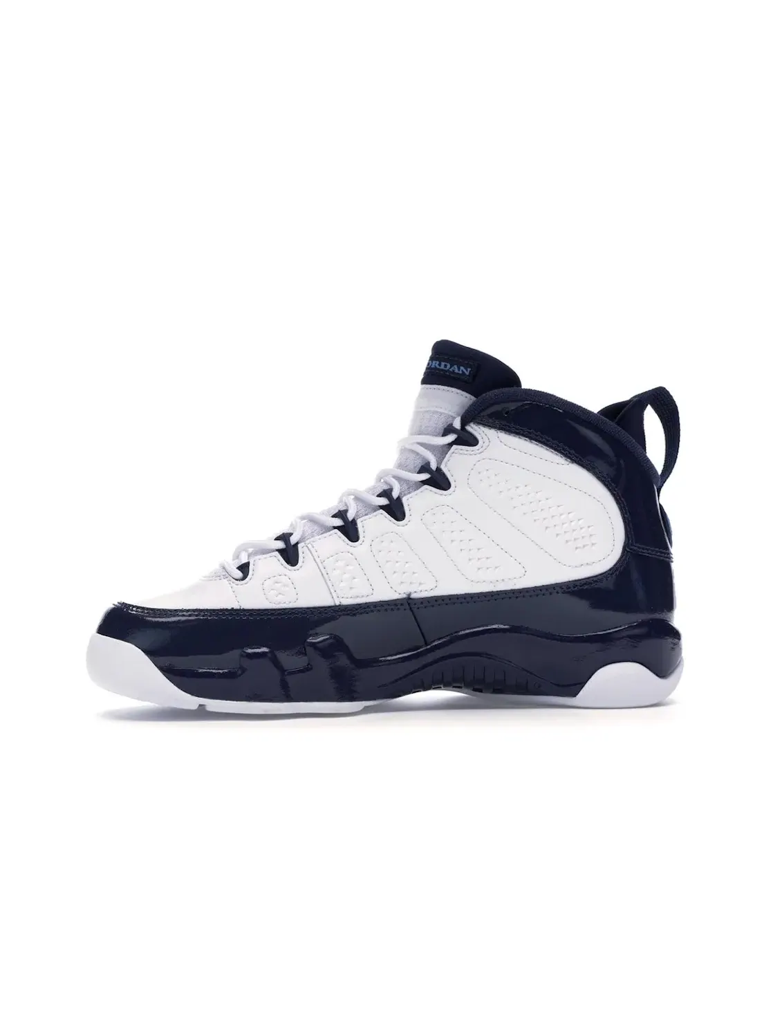 Детские кроссовки Lifestyle с дизайном Jordan 9 Retro Jordan — изображение 3 из 4, белый/синий-темно-синий