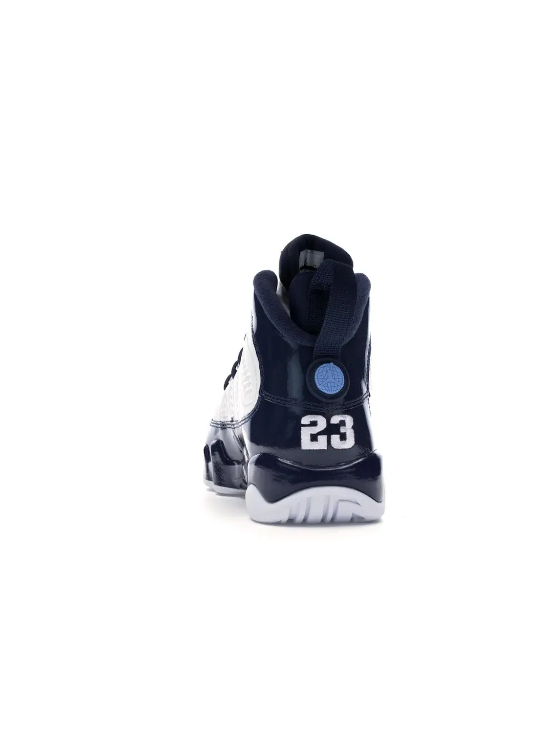 Детские кроссовки Lifestyle с дизайном Jordan 9 Retro Jordan — изображение 4 из 4, белый/синий-темно-синий