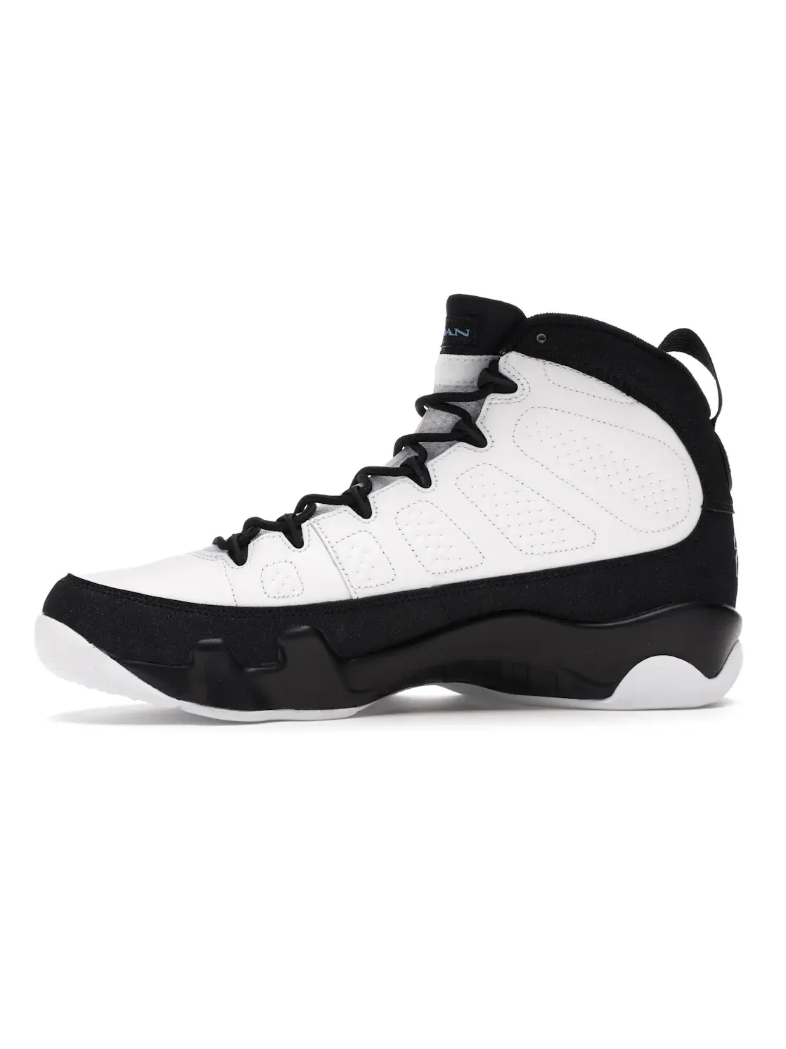 Мужские кроссовки с высоким верхом Jordan 9 Retro Jordan — изображение 3 из 4, белый/синий-черный