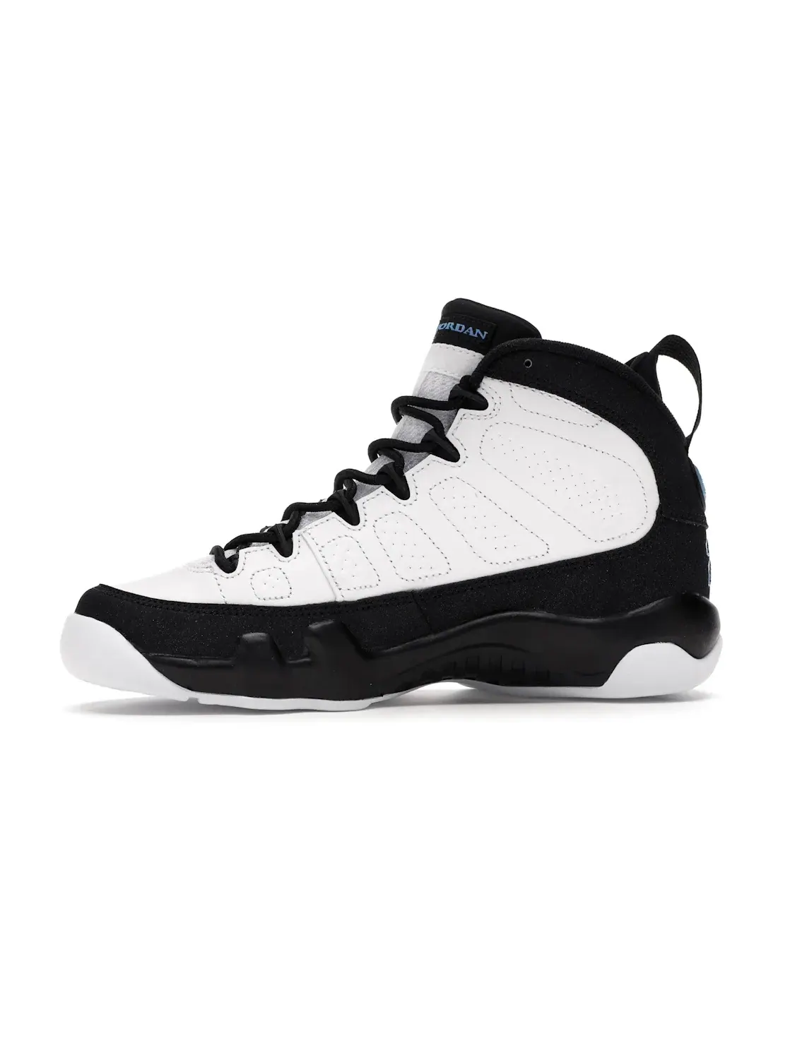 Детские кроссовки Lifestyle с принтом Jordan 9 Retro Jordan — изображение 3 из 4, белый/синий-черный