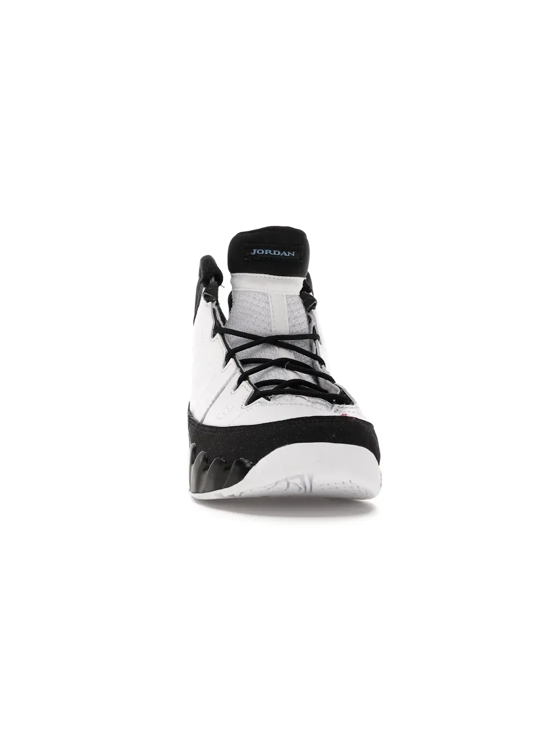 Детские кроссовки с контрастными акцентами Jordan 9 Retro Jordan — изображение 2 из 4, белый/синий-черный