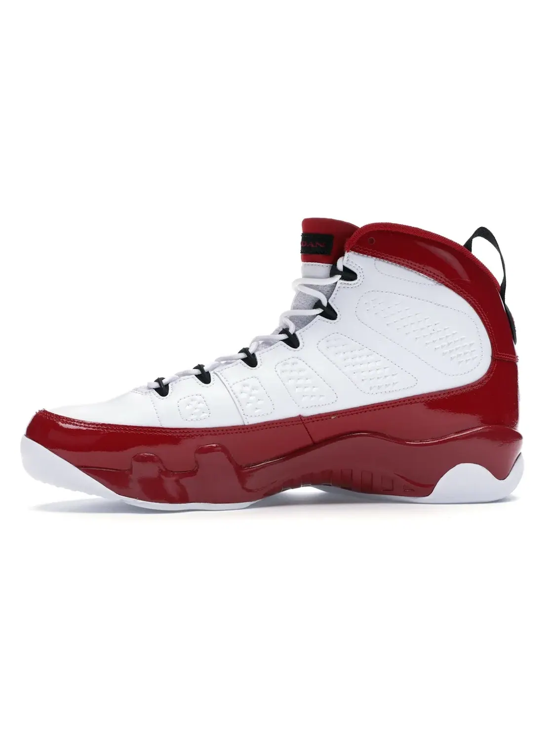 Мужские кроссовки Lifestyle с кожаным верхом Jordan 9 Retro Jordan — изображение 3 из 4, белый/черный-красный
