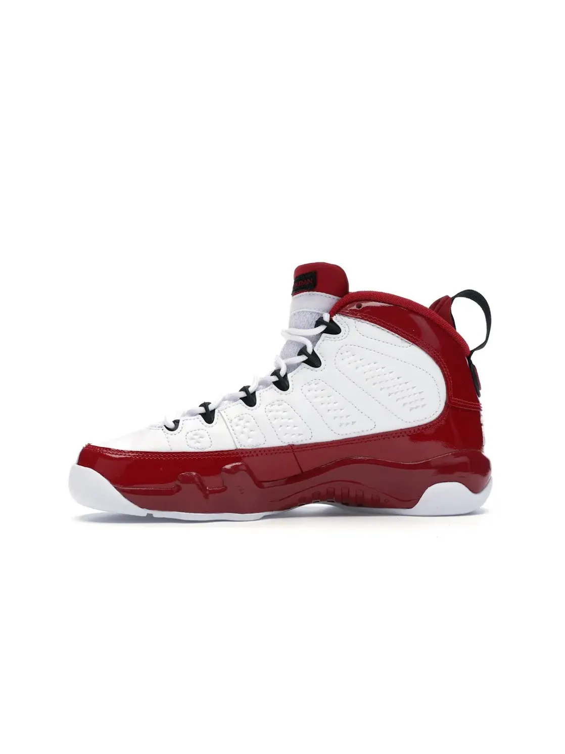 Детские кроссовки Lifestyle с принтом Jordan 9 Retro Jordan — изображение 3 из 4, белый/черный-красный