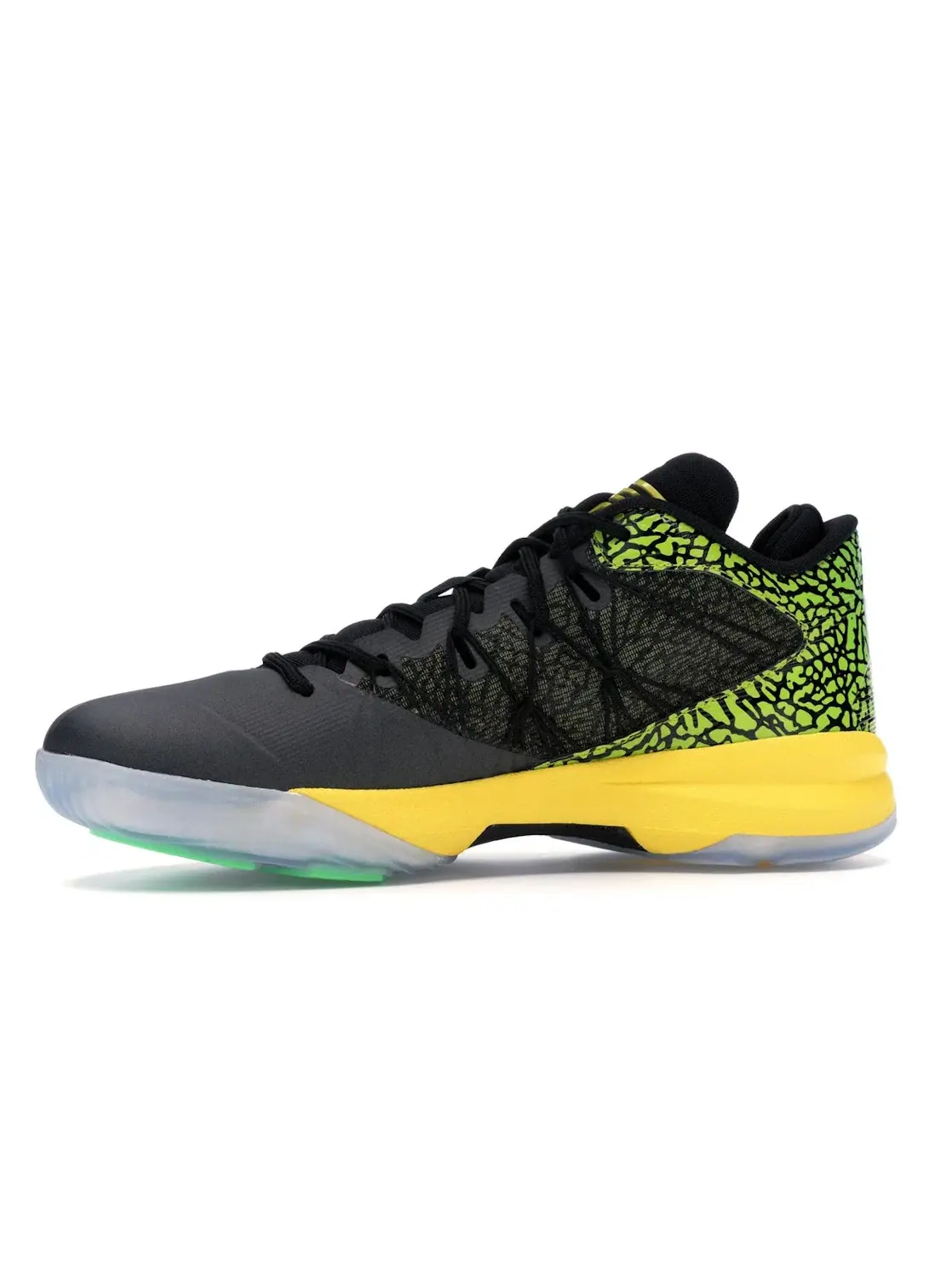 Мужские кроссовки для баскетбола Jordan CP3 III Jordan — изображение 3 из 4, черный/зеленый-желтый