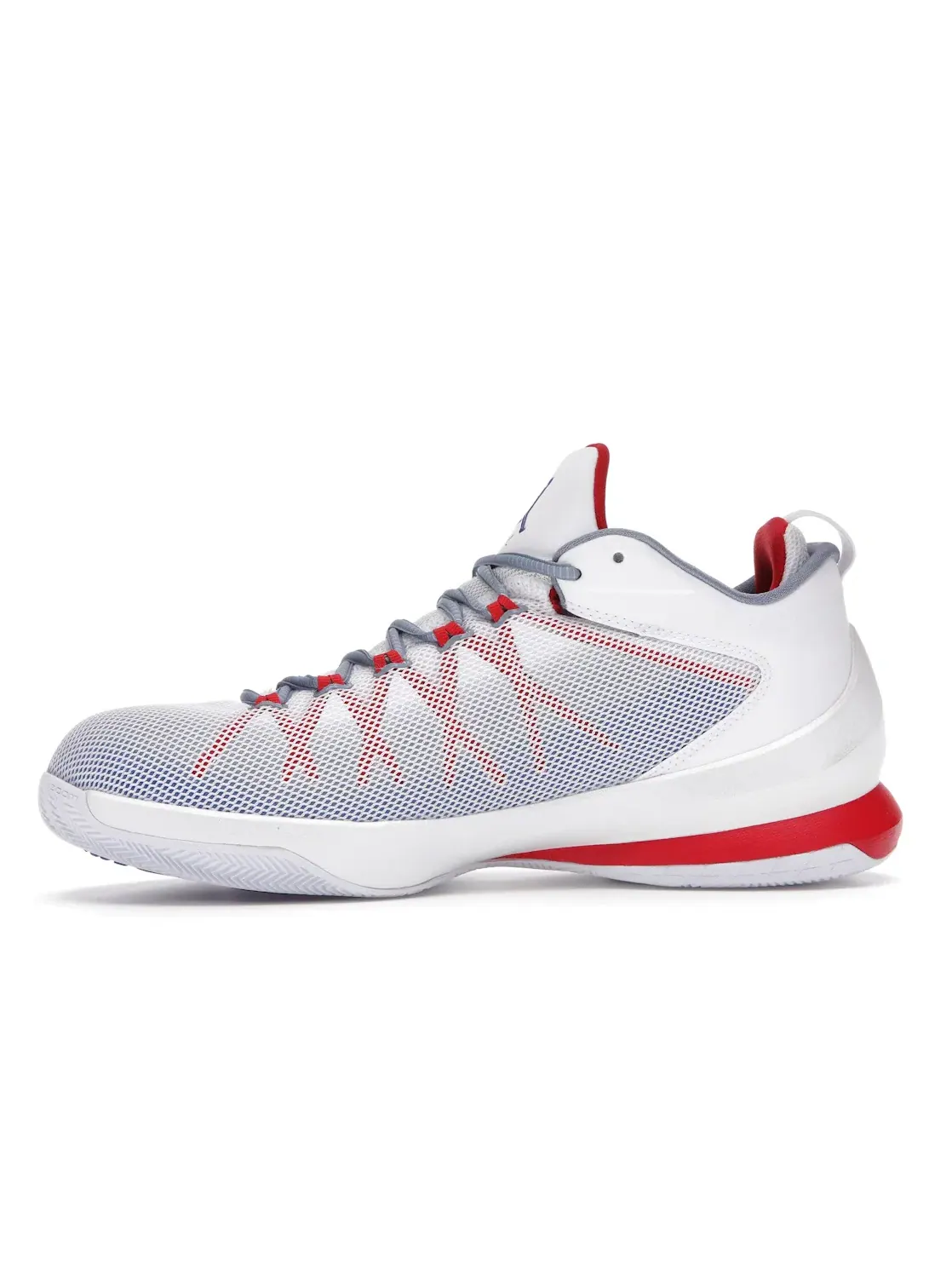 Мужские кроссовки для баскетбола Jordan Cp3.Viii Ae Jordan — изображение 3 из 4, белый/-красный-синий