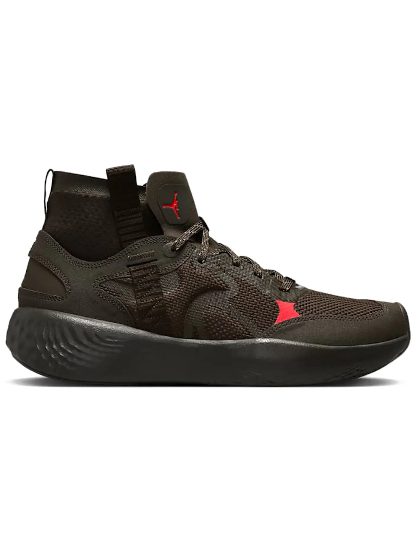 Мужские кроссовки Lifestyle Jordan Delta 3 Mid Jordan, Dark Chocolate/Infrared 23 — изображение 1 из 4