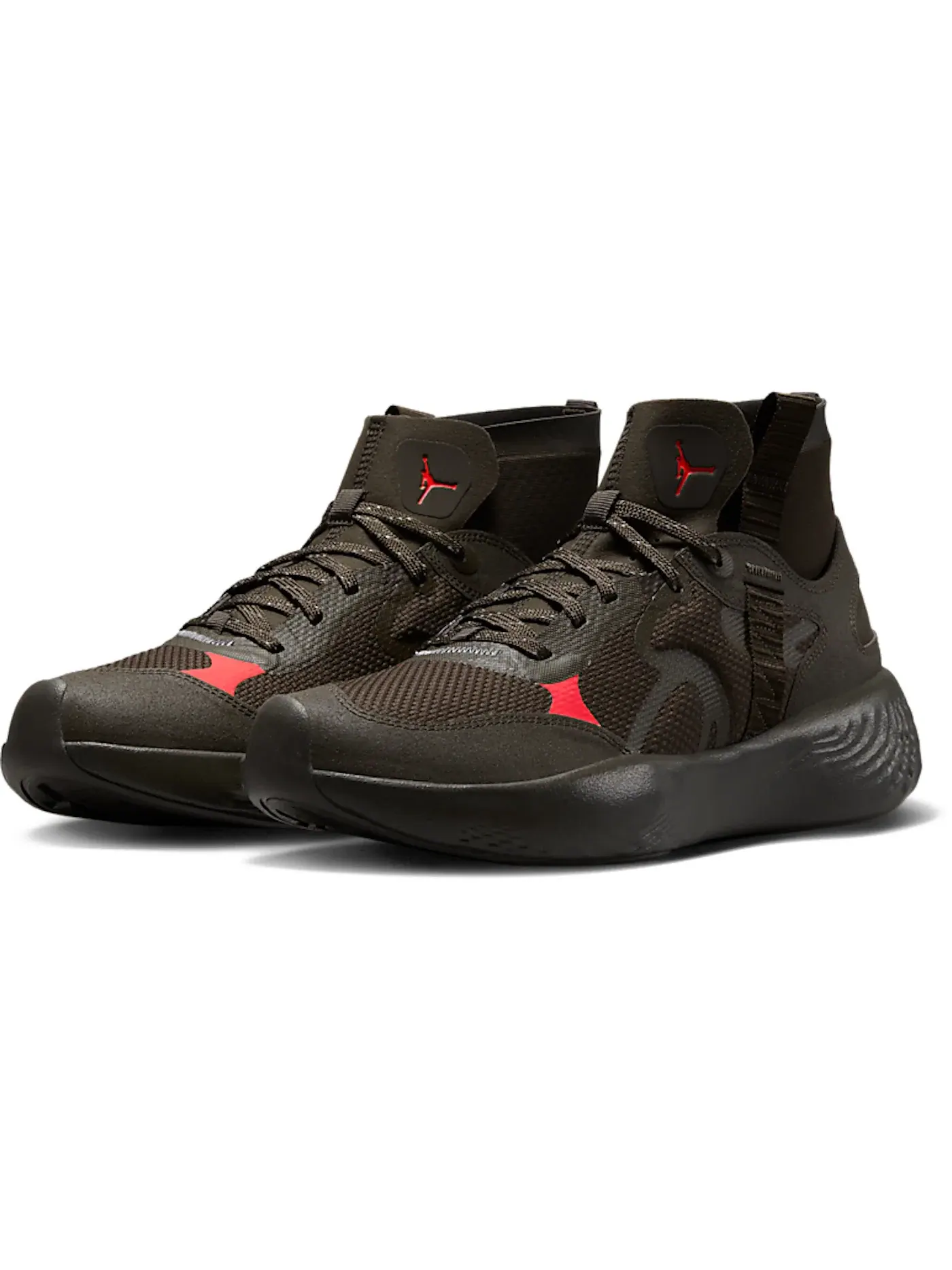 Мужские кроссовки Lifestyle Jordan Delta 3 Mid Jordan, Dark Chocolate/Infrared 23 — изображение 2 из 4