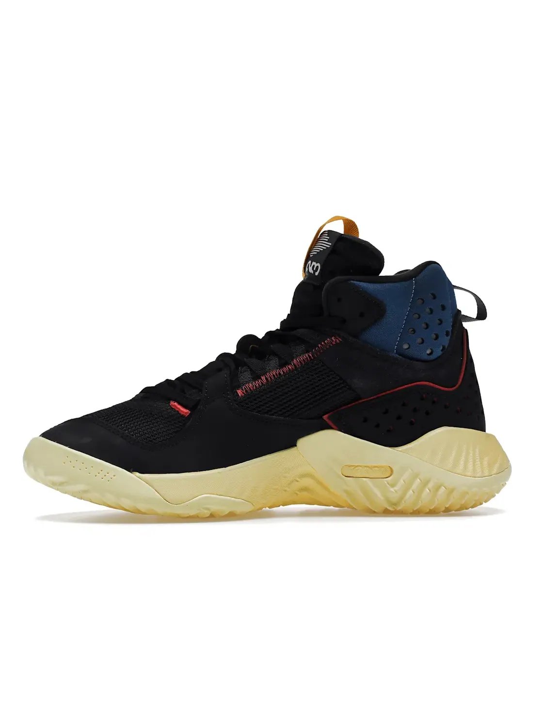 Мужские кроссовки с замшей и сеткой Jordan Delta Mid Union Off Noir Jordan — изображение 3 из 4
