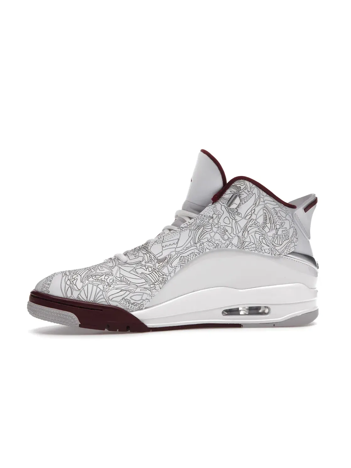 Мужские кроссовки Lifestyle Jordan Dub Zero Jordan — изображение 3 из 4, белый//серебристый