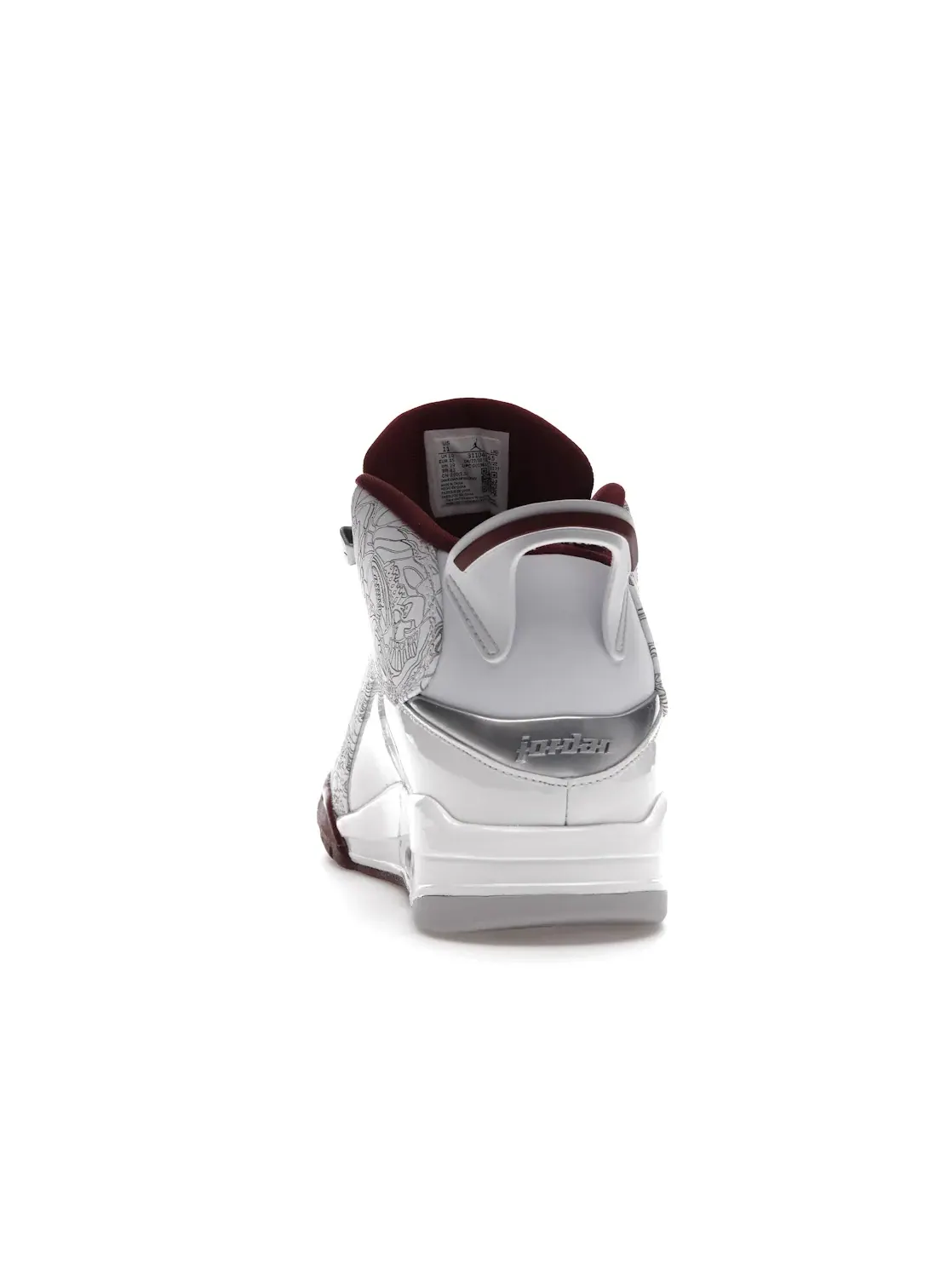 Мужские кроссовки Lifestyle Jordan Dub Zero Jordan — изображение 4 из 4, белый//серебристый
