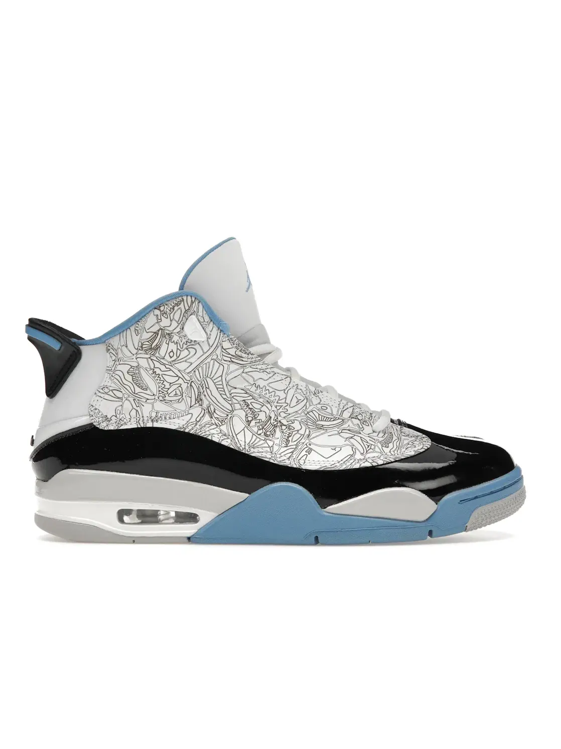 Мужские кроссовки Lifestyle Jordan Dub Zero Jordan — изображение 1 из 4, белый/синий-черный-серый