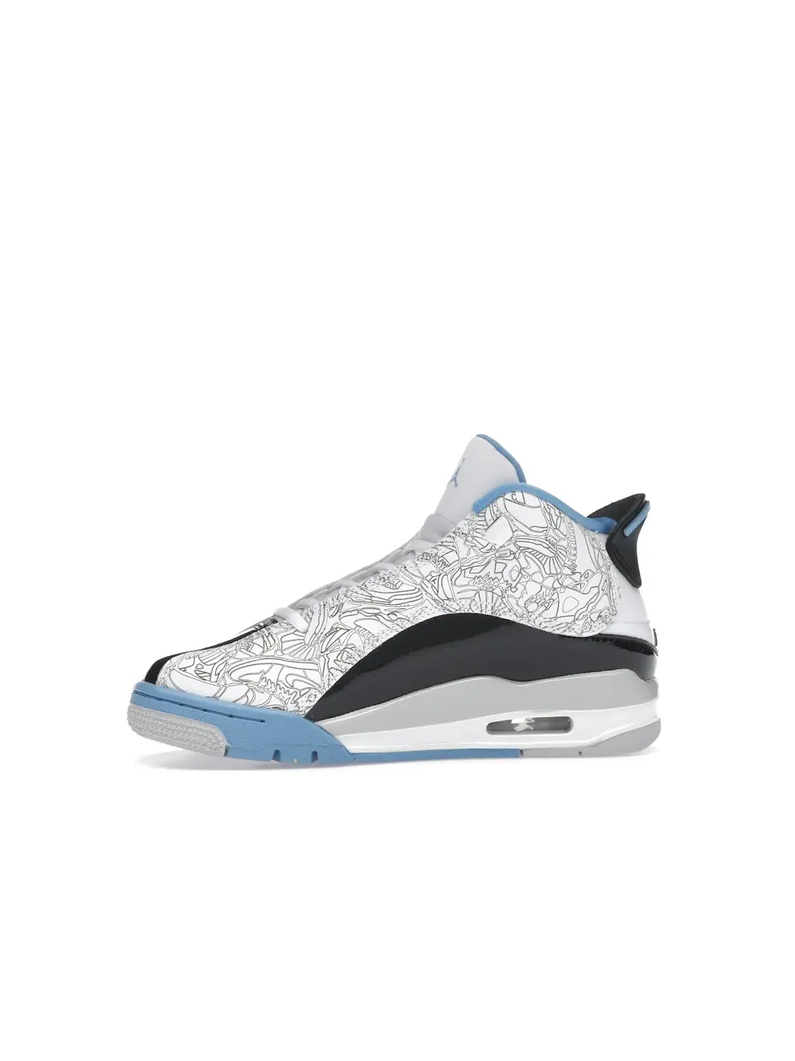 Детские кроссовки Lifestyle Jordan Dub Zero Jordan — изображение 3 из 4, белый/синий/черный/серый