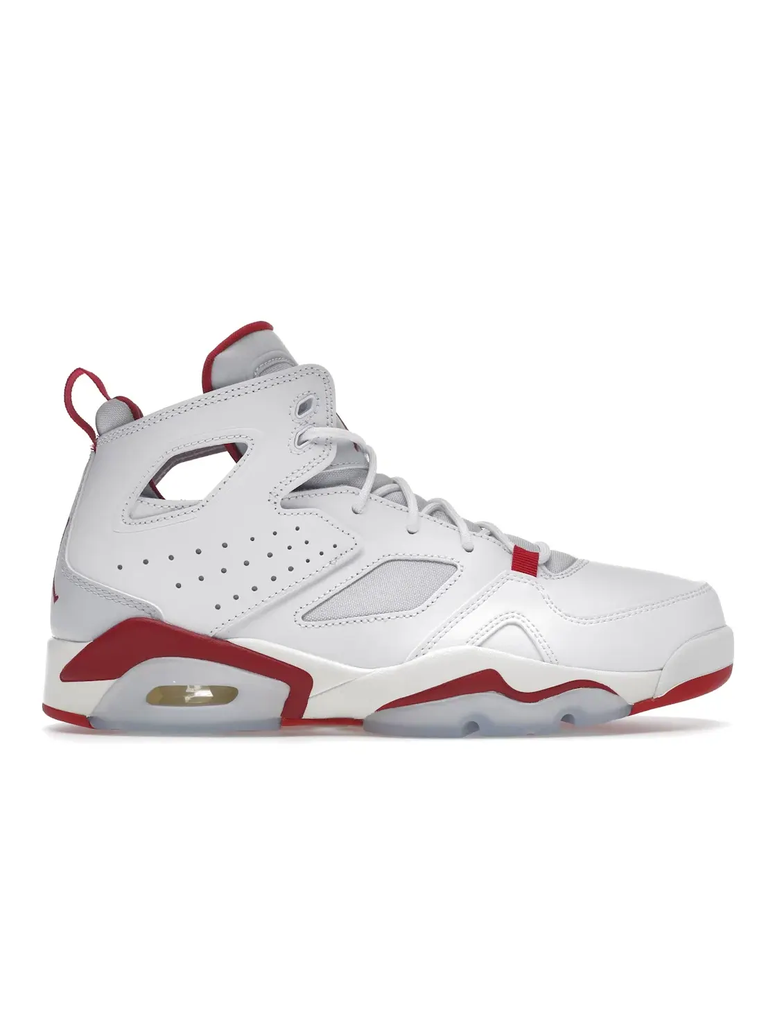 Мужские кроссовки с замшей и сеткой Jordan Flight Club 91 — изображение 1 из 4, белый платиновый