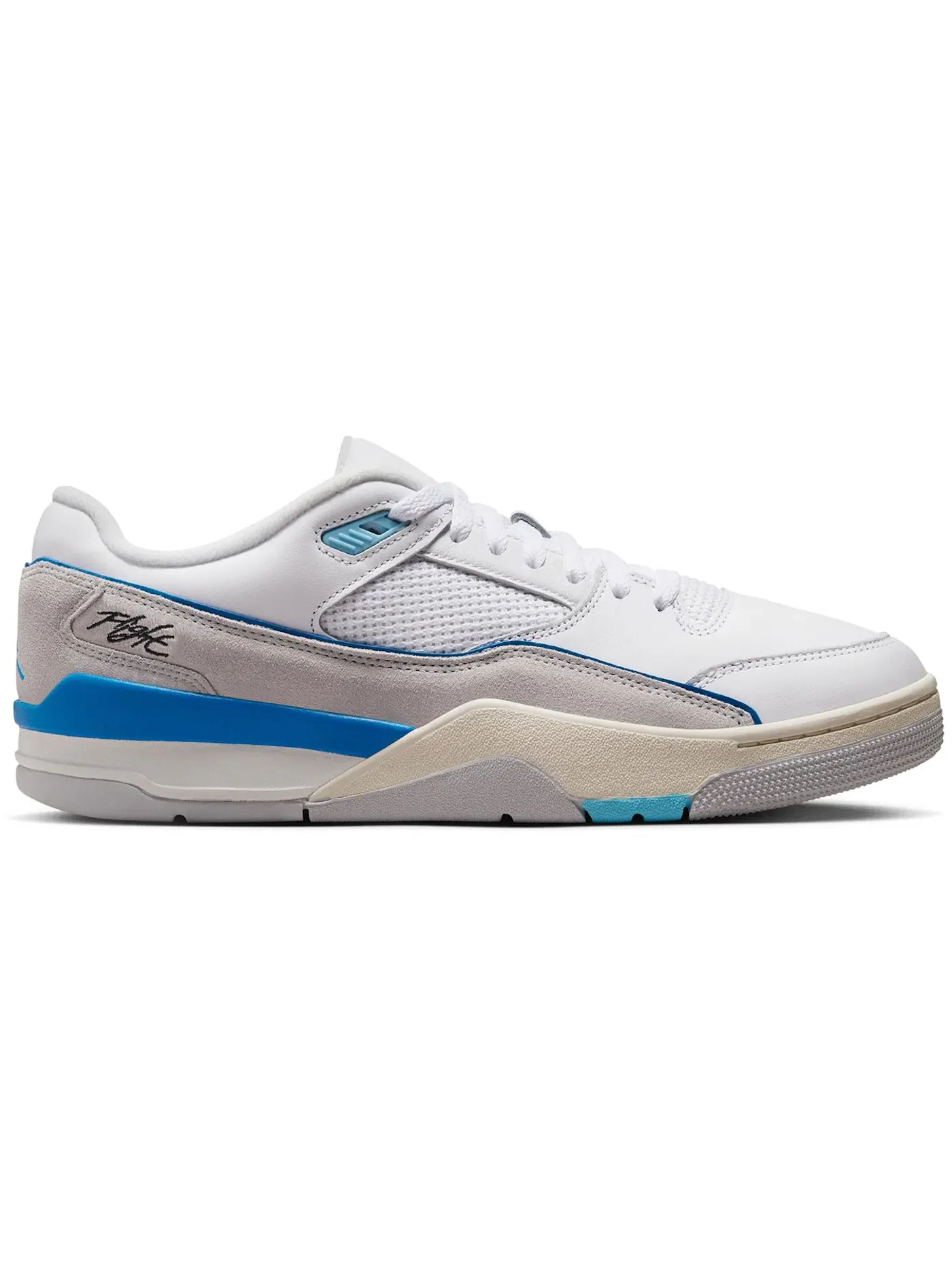 Мужские кроссовки Lifestyle Jordan Flight Court Photo Blue — изображение 1 из 1, белый/платиновый//синий