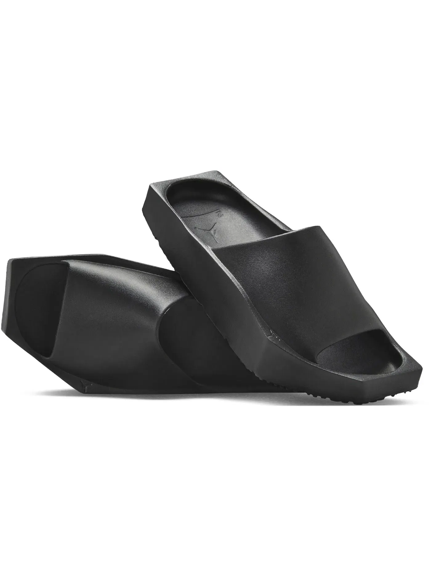 Женские шлепанцы с ремешком Jordan Hex Slide Black — изображение 1 из 1, черный/черный