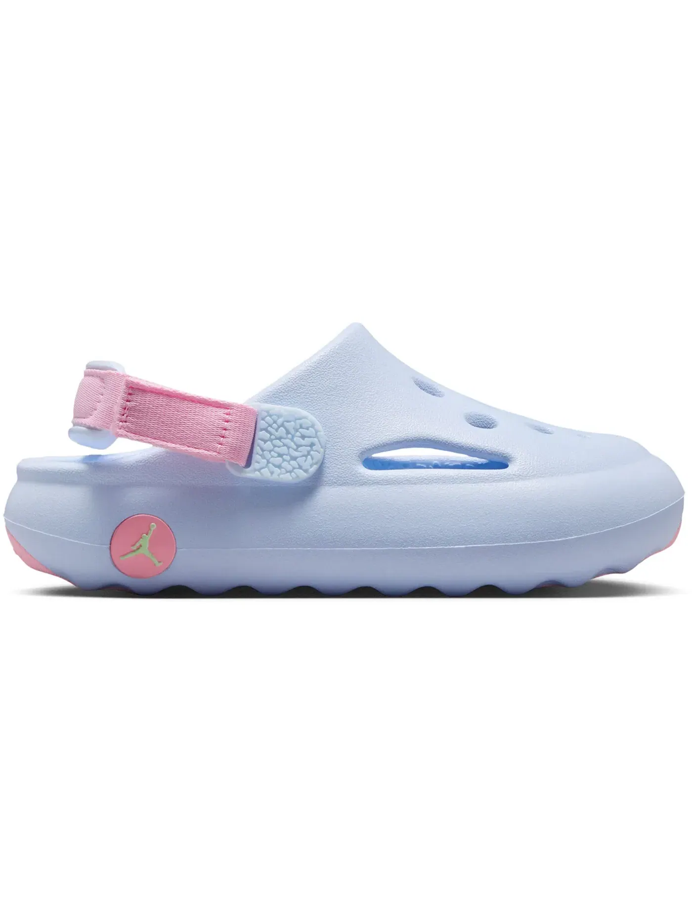 Детские шлепанцы Jordan Hydrip Jordan Half Blue Medium Soft Pink Vapor Green