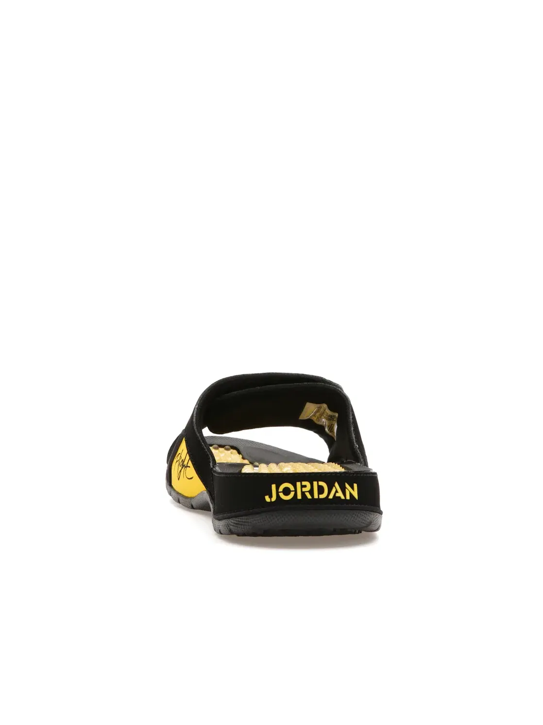 Мужские шлепанцы с ремешком Jordan Hydro 4 Slide Thunder Jordan — изображение 4 из 4, черный/желтый