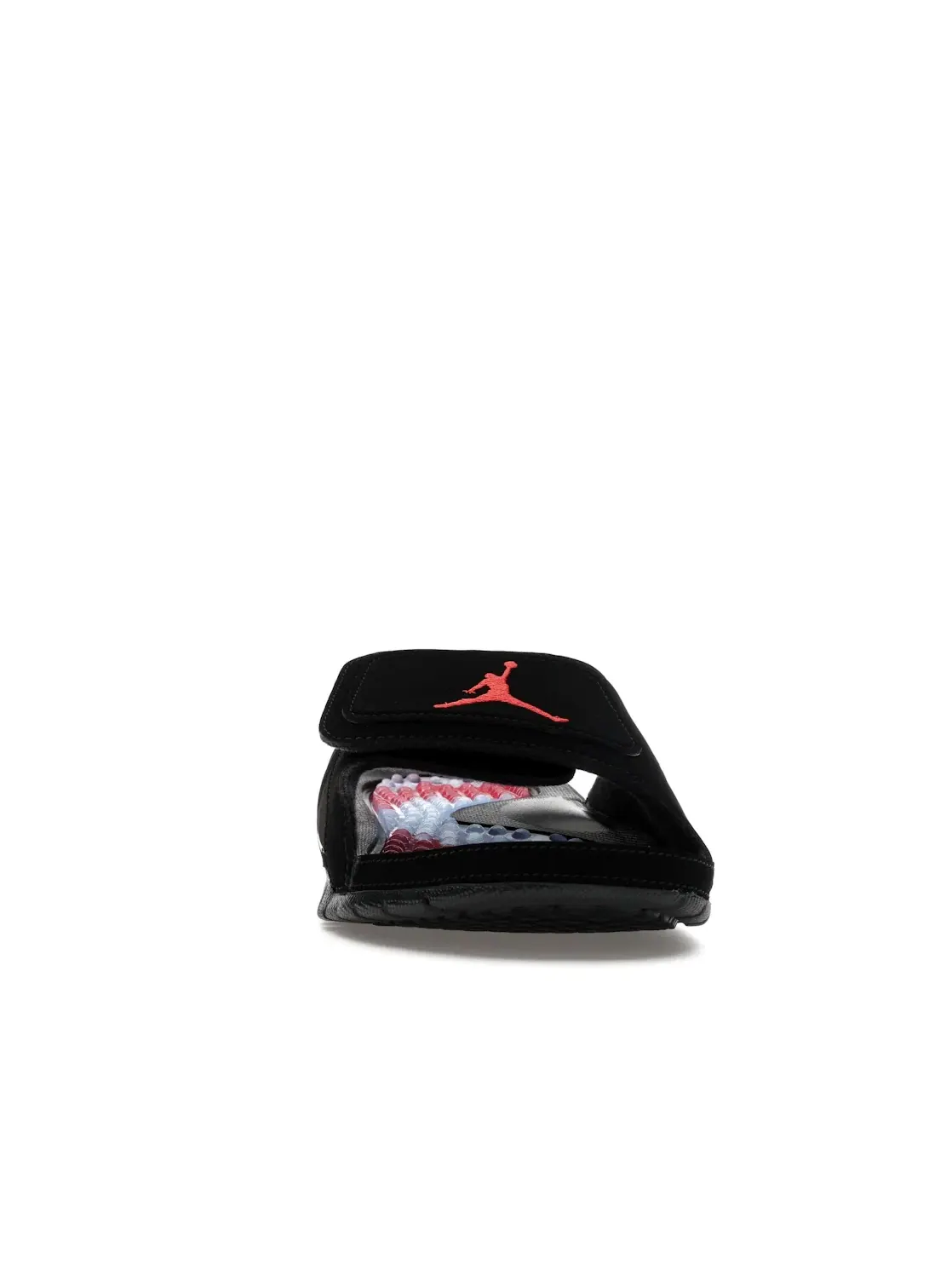 Мужские шлепанцы с широким ремнем Jordan Hydro 6 Retro Slide Black Infrared — изображение 2 из 4, черный