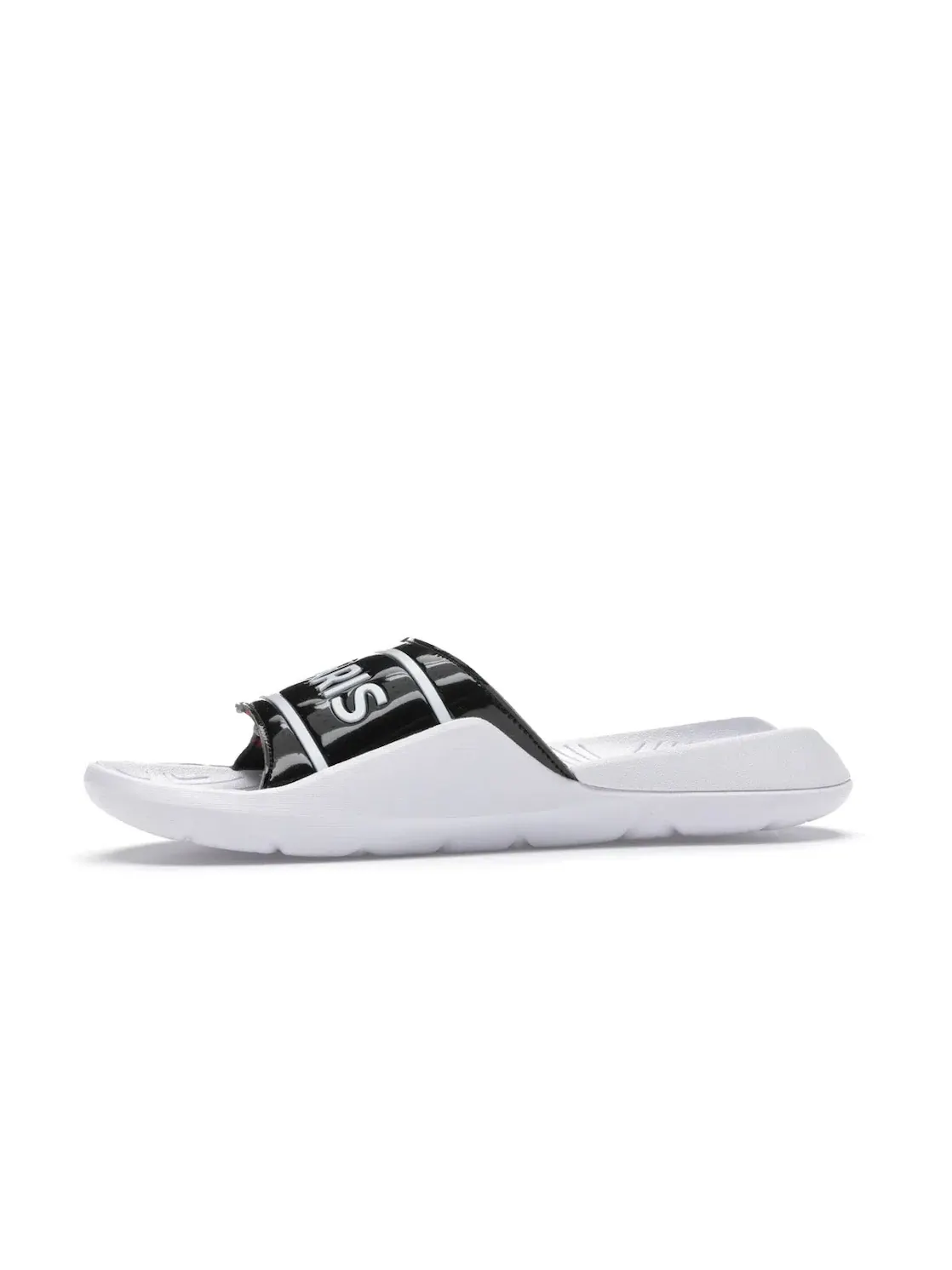 Мужские шлепанцы с логотипом Jordan Hydro 7 V2 Retro Slide Jordan — изображение 3 из 4, черный/белый белый