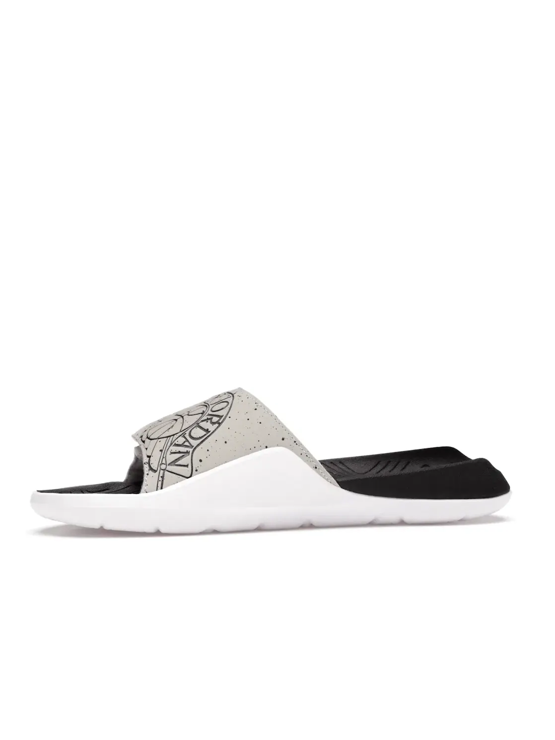 Мужские сандалии-слайды Jordan Hydro 7 Slide Jordan — изображение 3 из 4, серый/черный-белый