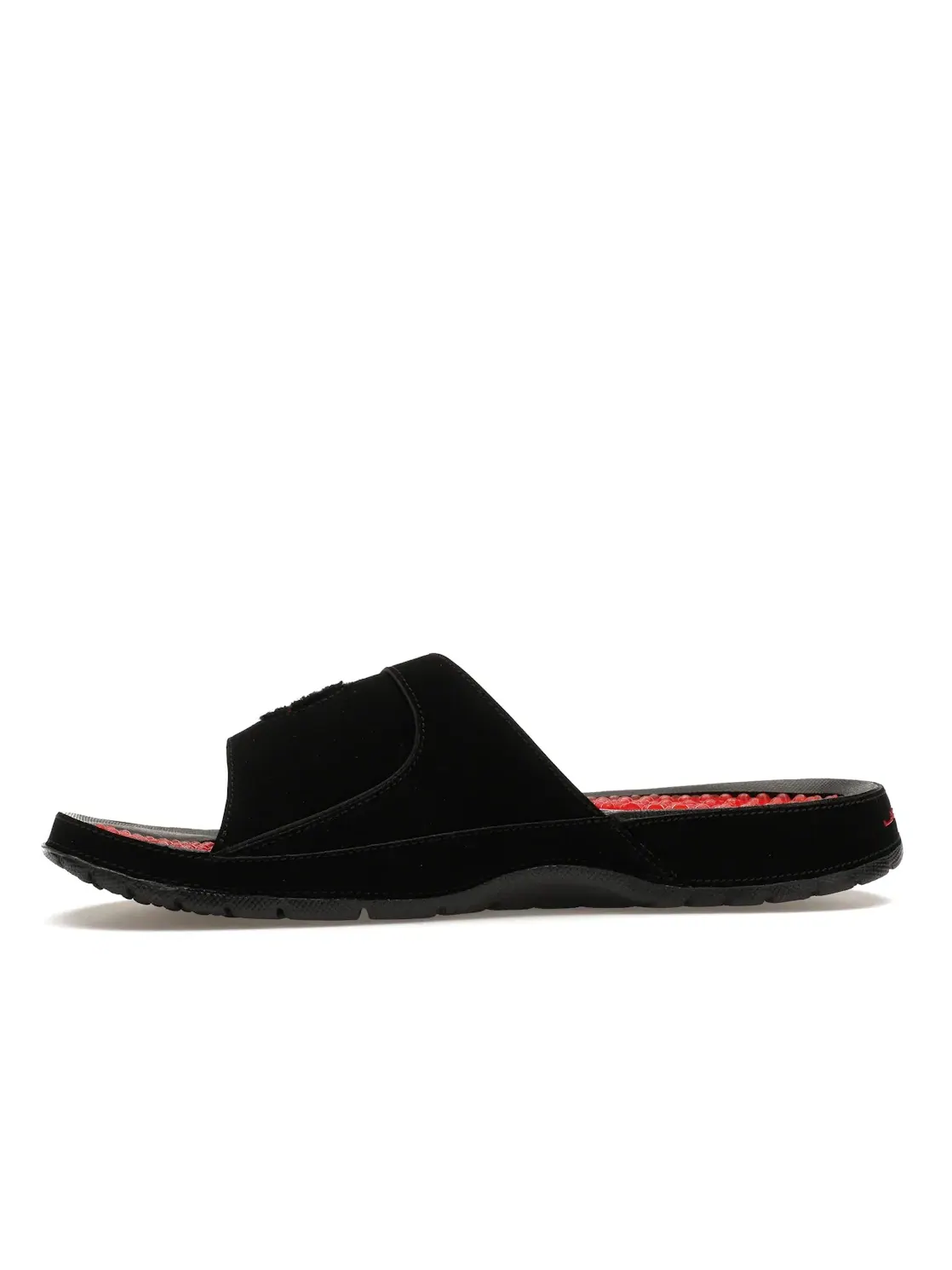 Мужские шлепанцы с контрастными акцентами Jordan Hydro 8 Retro Slide — изображение 3 из 4, черный/белый//красный